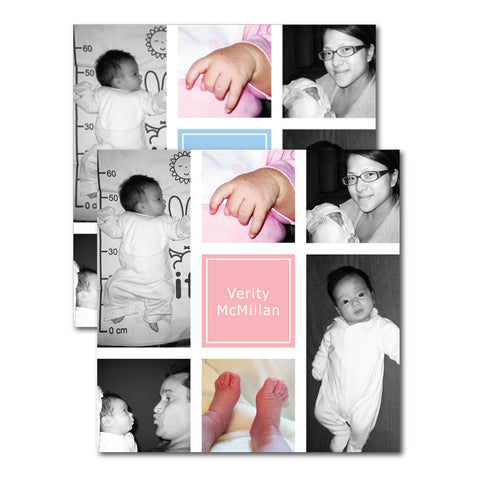 Happy Moments Birth Announcements