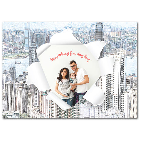 Hong Kong Unwrapped | Holiday Cards by Blank Sheet