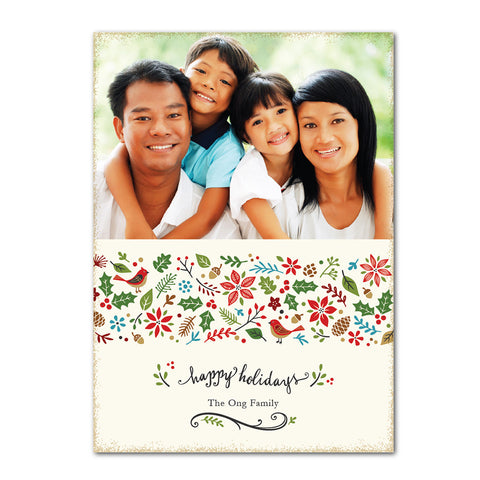 Rustic Blossoms card front