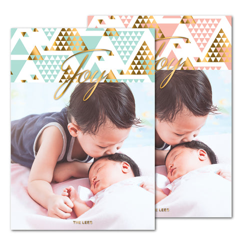 Geometric Christmas Trees | Holiday Cards by Blank Sheet