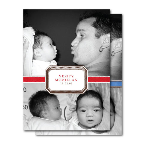 Name Plate Birth Announcements