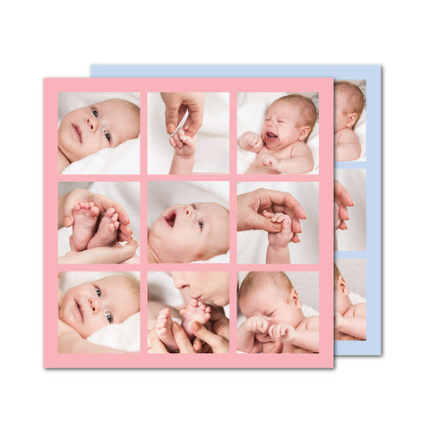 Photo Collage Birth Announcements