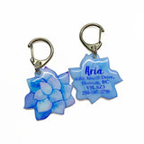 Blue Lotus - Blooms & Blossoms Pet ID Tag