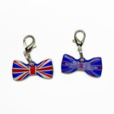 UK Flag Bowtie Pet ID Tag
