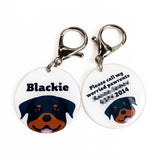 Rottweiler | Best In Breed Bashtags | Personalized Dog Tags by Blank Sheet