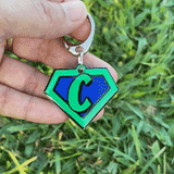 Superhero Emblem SuperPet ID Tag