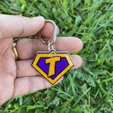 Superhero Emblem SuperPet ID Tag