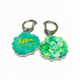 Glazed Porcelain - Blooms & Blossoms Pet ID Tag