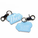 Love Script - Typography Pet ID Tag