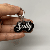 Love Script - Typography Pet ID Tag