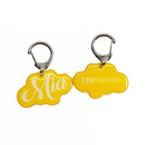 Love Script - Typography Pet ID Tag