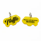 Love Script - Typography Pet ID Tag