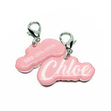 Love Script - Typography Pet ID Tag