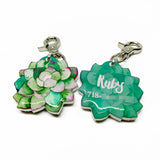 Pink Jade - Blooms & Blossoms Pet ID Tag