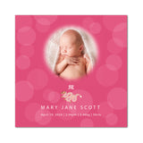 Year of the Dragon and Glares | Birth Announcements by Blank Sheet