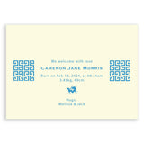 Dragon Lattice | Birth Announcements by Blank Sheet