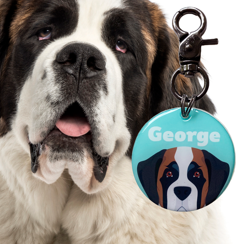 Saint Bernard | Best In Breed Bashtags | Personalized Dog Tags by Blank Sheet