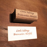 Initial address stamp 60x30mm