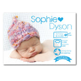 Baby Info Birth Announcements