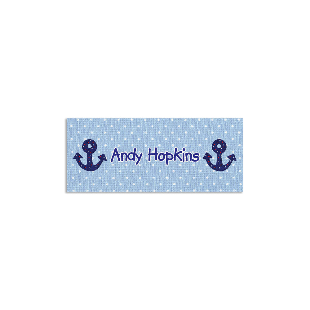 Fabric iron-on name labels 