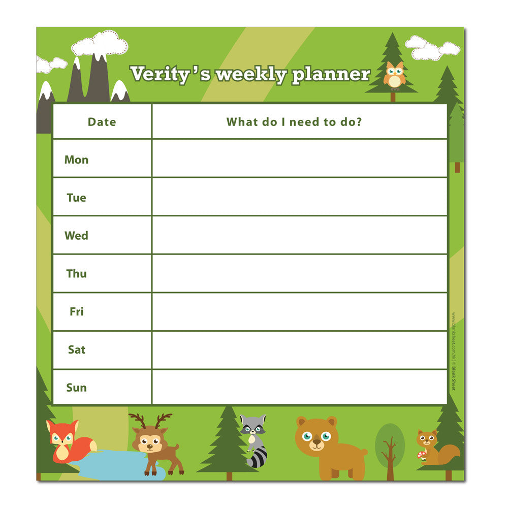 Chore Chart Jungle