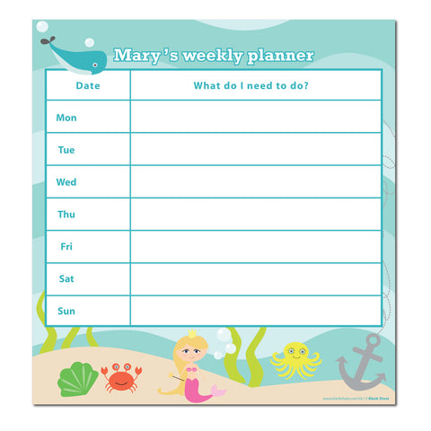 Chore Chart Mermaid