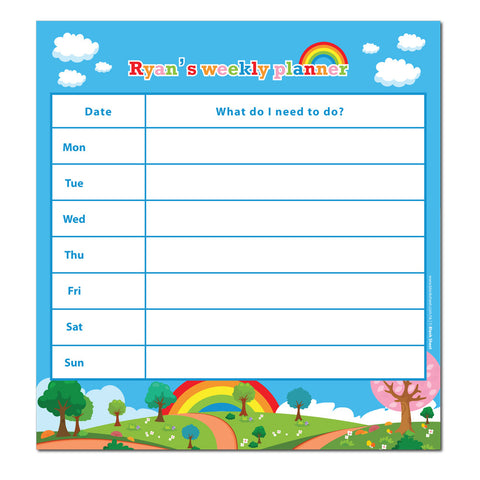 Chore Chart Rainbow