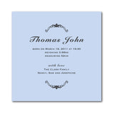 Classic Symbol Birth Announcements