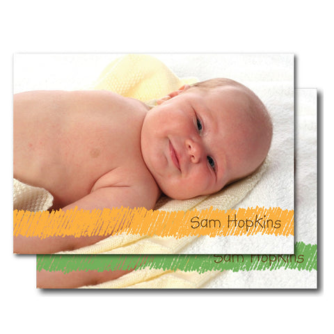 Crayon Path Birth Announcements
