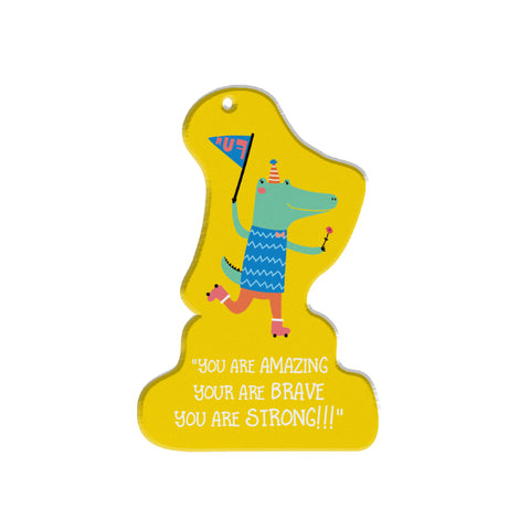 Inspiring Quote Bag Tag | Blank Sheet