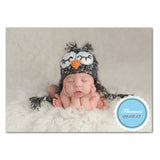 Cute Sticker Birth Announcements
