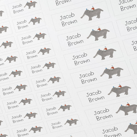 Classic name labels