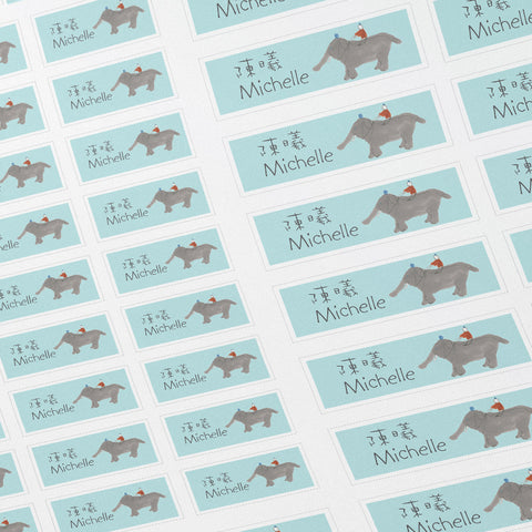 Classic name labels