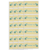 Fabric iron-on name labels 