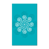 Floral Turquoise