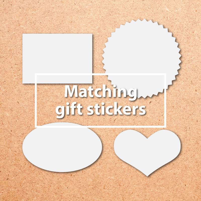 Non Gift Sticker Matching gift stickers (set of 100)
