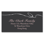 Hand-drawn Line Girl Birth Announcements