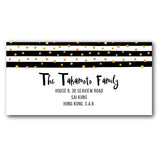 Red address labels