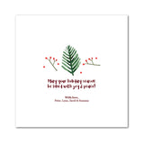 Red card inside(bi-fold) or back(flat)