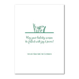 Green card inside (bi-fold) or back (flat)