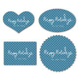 Teeny Polka Dots (Blue)