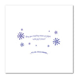 Blue card inside (bi-fold) or back (flat)
