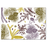 Festive Conifers (Olive)