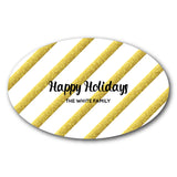 Black, White and Gold (Stripes)