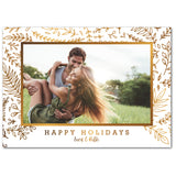 Golden Leaves | Holiday Cards by Blank Sheet