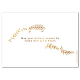 Golden Leaves | Holiday Cards by Blank Sheet