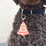 Gingerbread Bell Bashtags®  | Personalized Pet ID Tags for Dogs & Cats by Blank Sheet