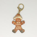Gingerbread Santa Bashtags®  | Personalized Pet ID Tags for Dogs & Cats by Blank Sheet