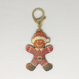 Gingerbread Santa Bashtags®  | Personalized Pet ID Tags for Dogs & Cats by Blank Sheet