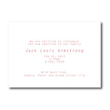 Hong Kong Baby Birth Announcements